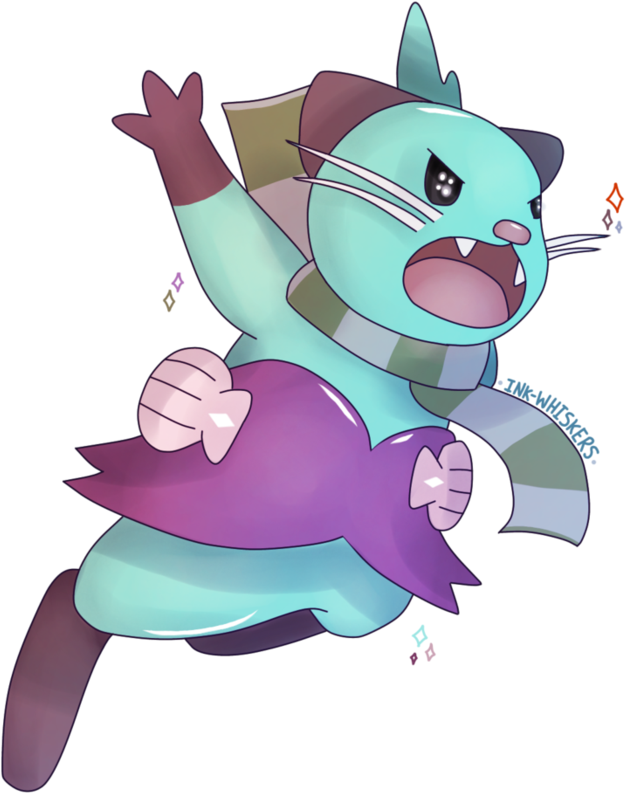 Shiny Dewott By Ink-whiskers - Drawing (894x894)
