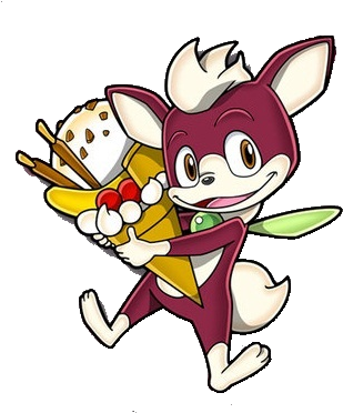 Chip The Light Gaia Ice Cream - Chip Sonic Unleashed (326x386)