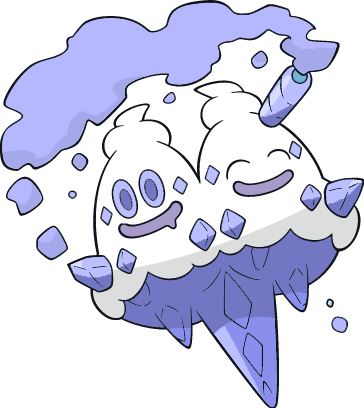 Sprite Ice Cream Download - Vanilluxe Pokemon (364x408)