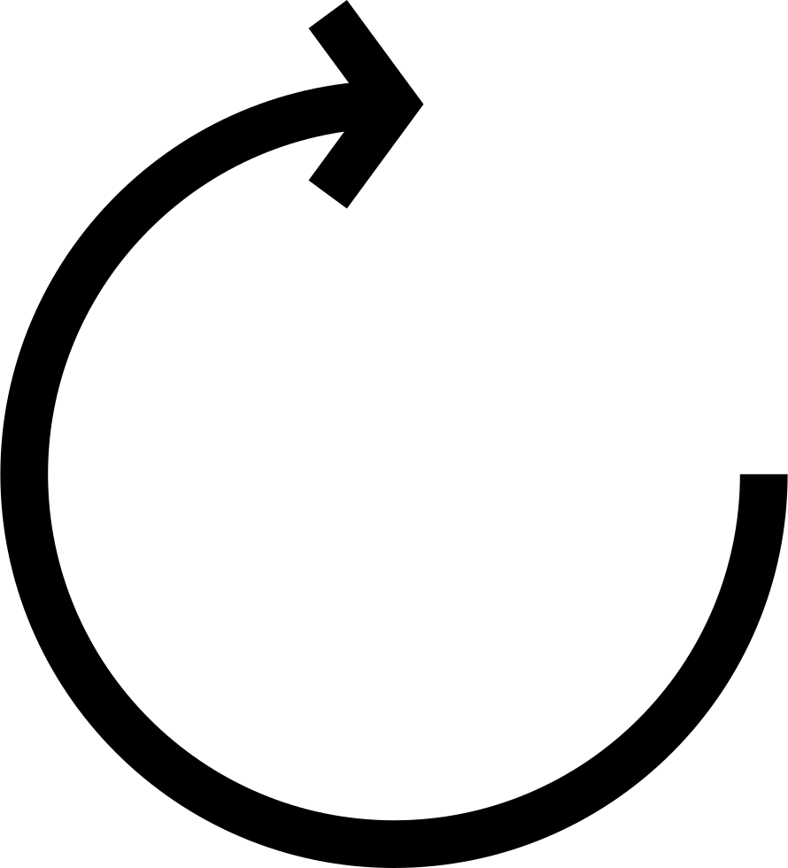 Circular Arrow With Clockwise Rotation Comments - Circle Arrow Clockwise (890x980)
