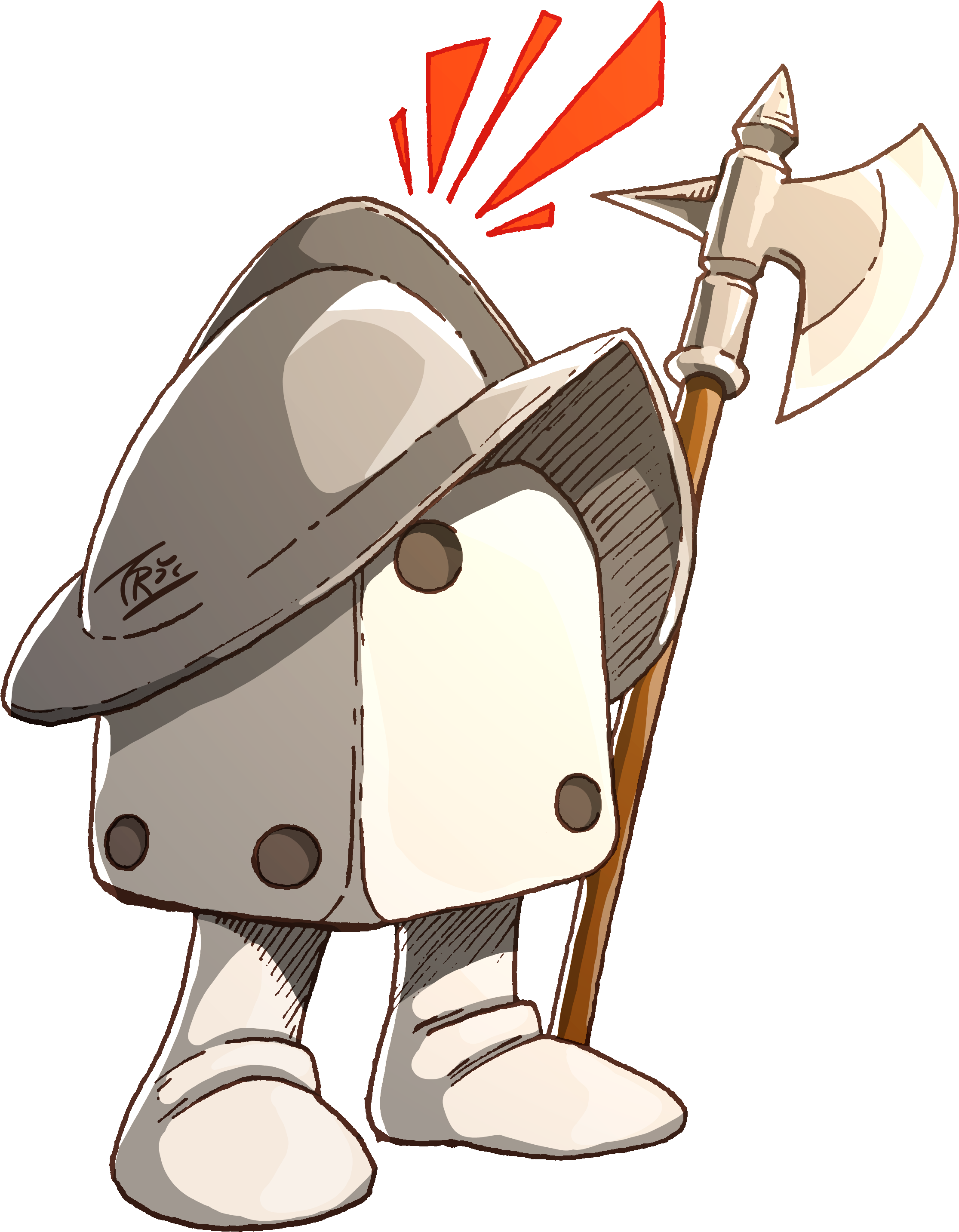 Dice Man - Cartoon (2303x3000)