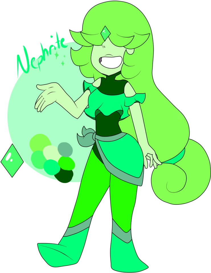 Gemsona Nephrite By Neoncelestia20 - Fan Gemsona (774x1032)
