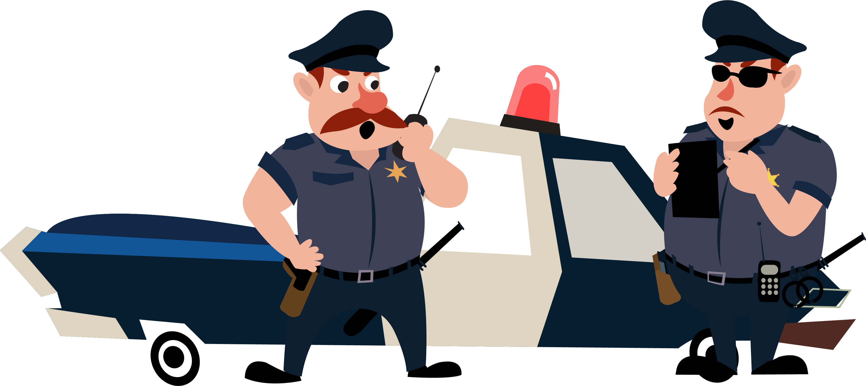 Police Officer Police Car Icon - Police Officer Icon (3521x1572)