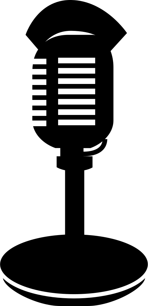 Condenser Microphone With Stand And Lips Comments - Microphone (474x980)
