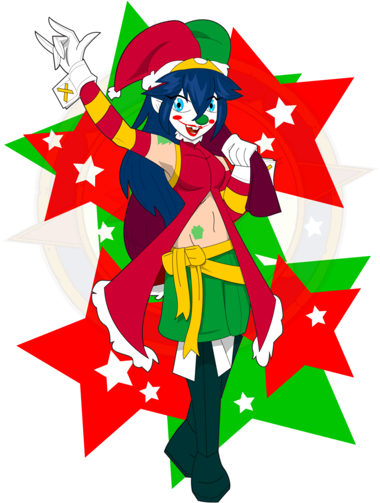 Xmas Clown Lucina By Dragon-fangx - Kobi Tfs Clown Deviantart (786x1017)