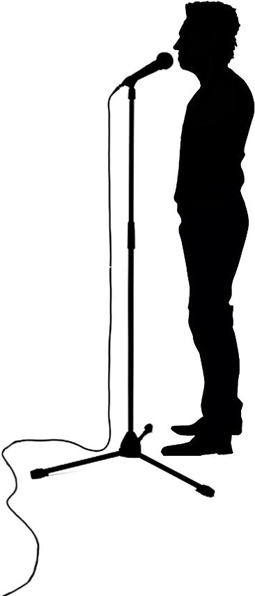 Mic-2 - - Mikrofon Na Statywie (396x864)