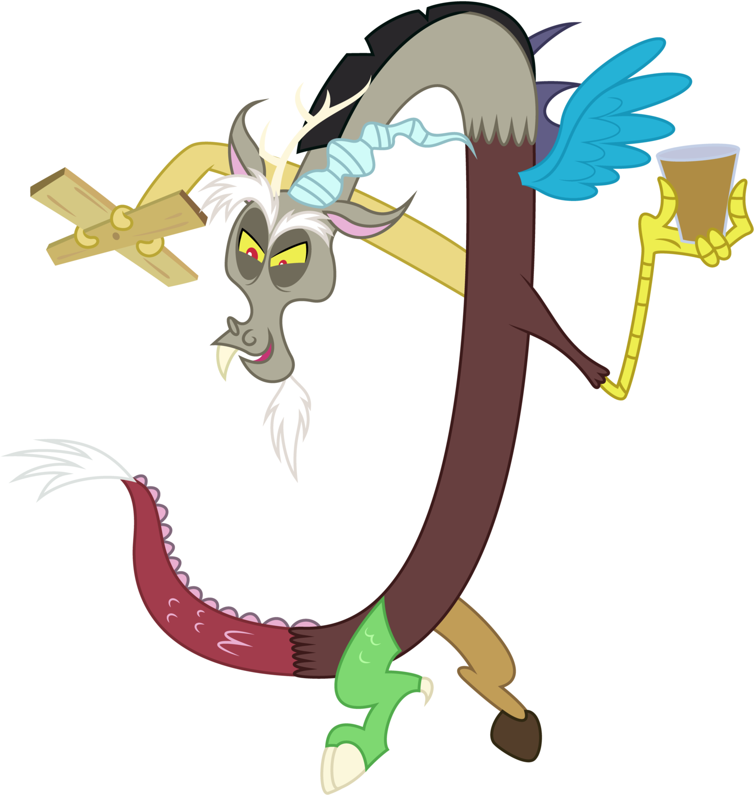 Discord The Puppeteer By Martinnus1 Discord The Puppeteer - Cartoon (1600x1674)