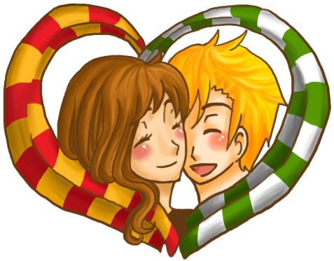 Hermione And Draco By Rei-chii - Love (477x373)