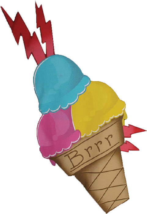 Gucci Mane Brrr Ice Cream Face Tattoo Women S Relaxed - Ice Cream Cone (855x855)