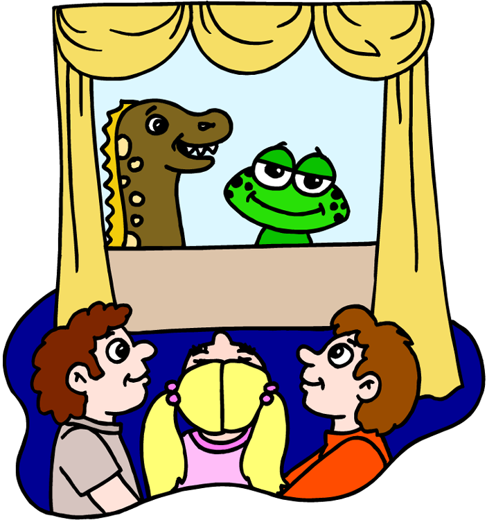 Puppet And Marionette - Show Clipart (703x750)