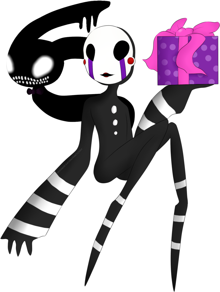 My Otp By Novaliz - Shadow Bonnie X Puppet (781x1022)