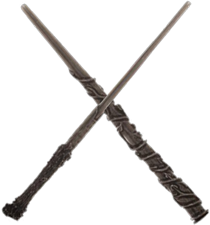 Harry And Hermione Wands Hair Stick Set - Rifle (600x600)