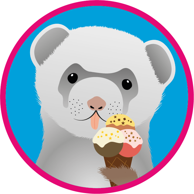 Ice Cream Ferret - Ice Cream Ferret (639x639)