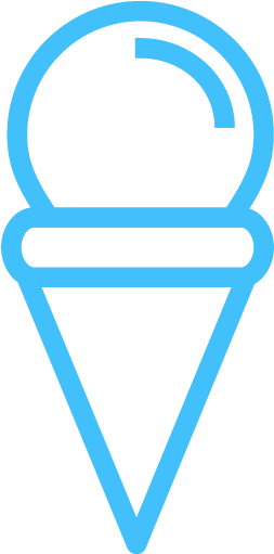 Caribbean Blue Ice Cream 3 Icon - Caribbean Blue Ice Cream 3 Icon (512x512)