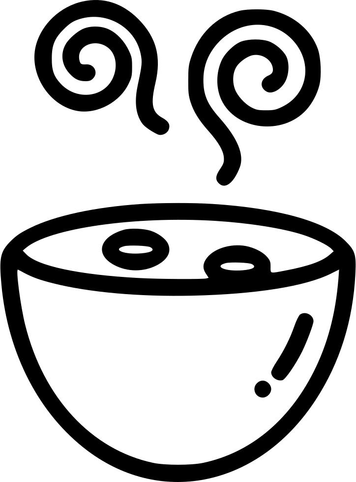 Soup Bowl Hot Meal Comments - Scalable Vector Graphics (724x980)