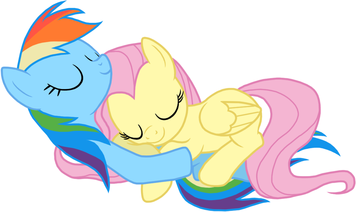 In A Kiss Of Love - De Rainbow Dash X Fluttershy (1200x900)