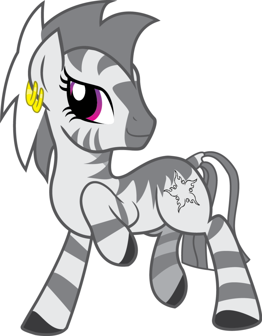 Zestari The Zebra By Atta-crossroads - My Little Pony Zebra (900x1157)