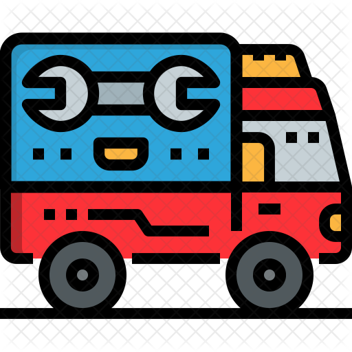Mobile Service Van Icon - Car (512x512)
