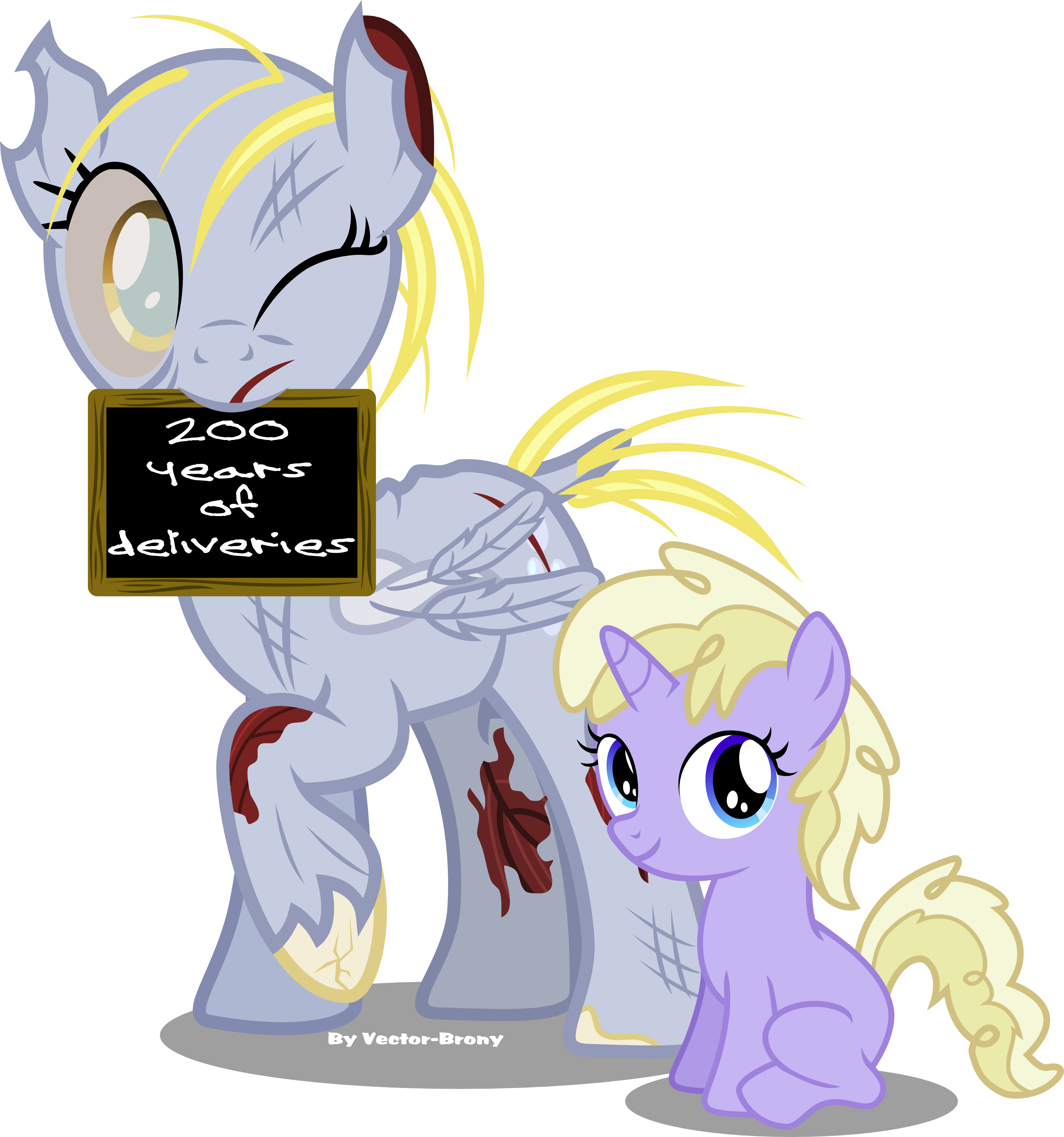 Of Rp And Bellyrubs Roleplayer Guild - Fallout Equestria Ditzy Doo (3622x3871)