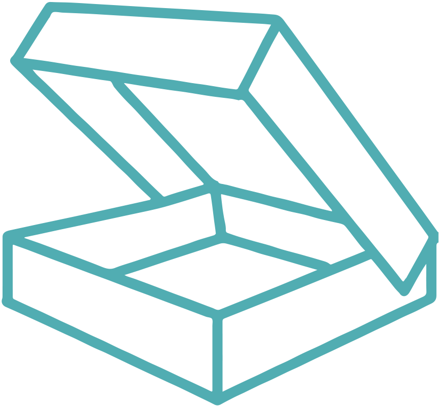 Cake Boxes - Illustration (867x801)