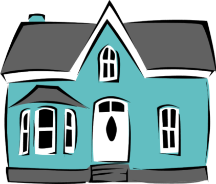 A Month After Moving To Arizona, Reality Hit Me And - House Clip Art (422x359)