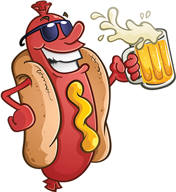 Brewcity Sausage Will Be Joining Us May 11th From - Beer And Sausage Cartoon (360x378)