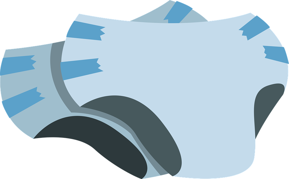 Diaper Change Cliparts 6, Buy Clip Art - Desenho De Fralda Png (960x595)