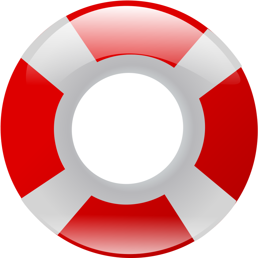 Help Clip Art - Boat Life Preserver Ring (900x900)