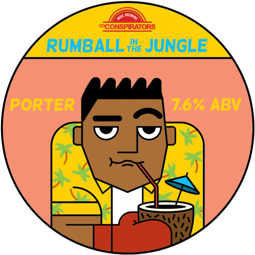 Rumball In The Jungle - Smiley Face With Sunglasses (550x550)