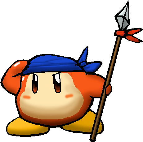 Bandana Dee Artwork By Kirb-star - Bandana Dee Transparent (490x470)
