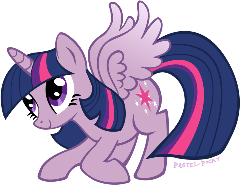 Cute Purple Horse Bowing By Pastel-pocky - My Little Pony Fleece Blanket, Polyester, Multi-colour (1024x728)