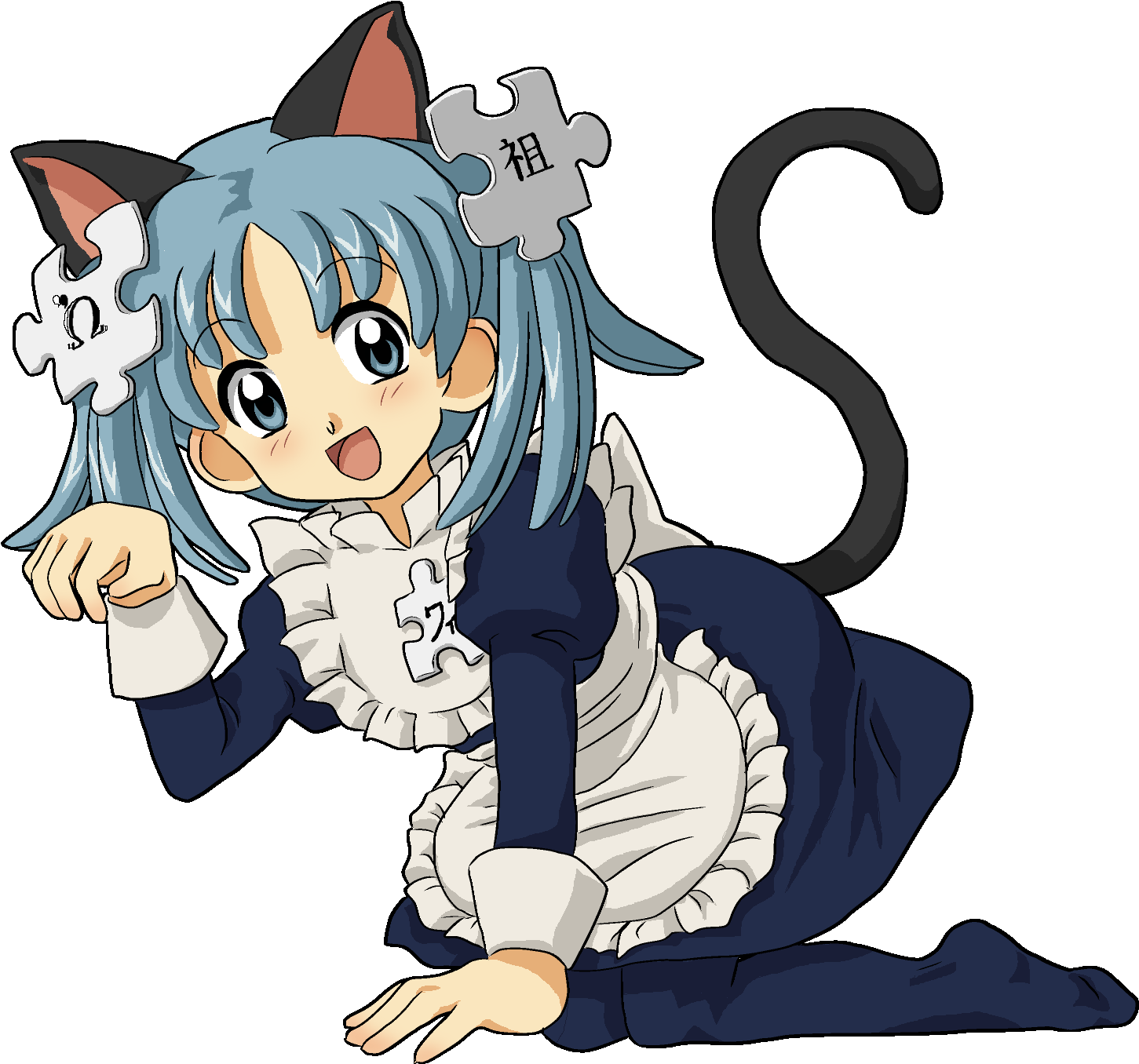 Cat Girl Wikipe-tan Wikimedia Commons - Neko Wiki Tan (1470x1400)