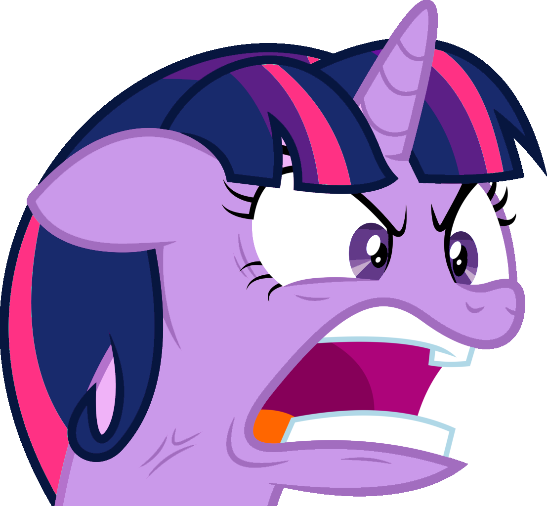 Twilight Sparkle Pony Pink Purple Nose Facial Expression - Starlight Pony (1107x1024)
