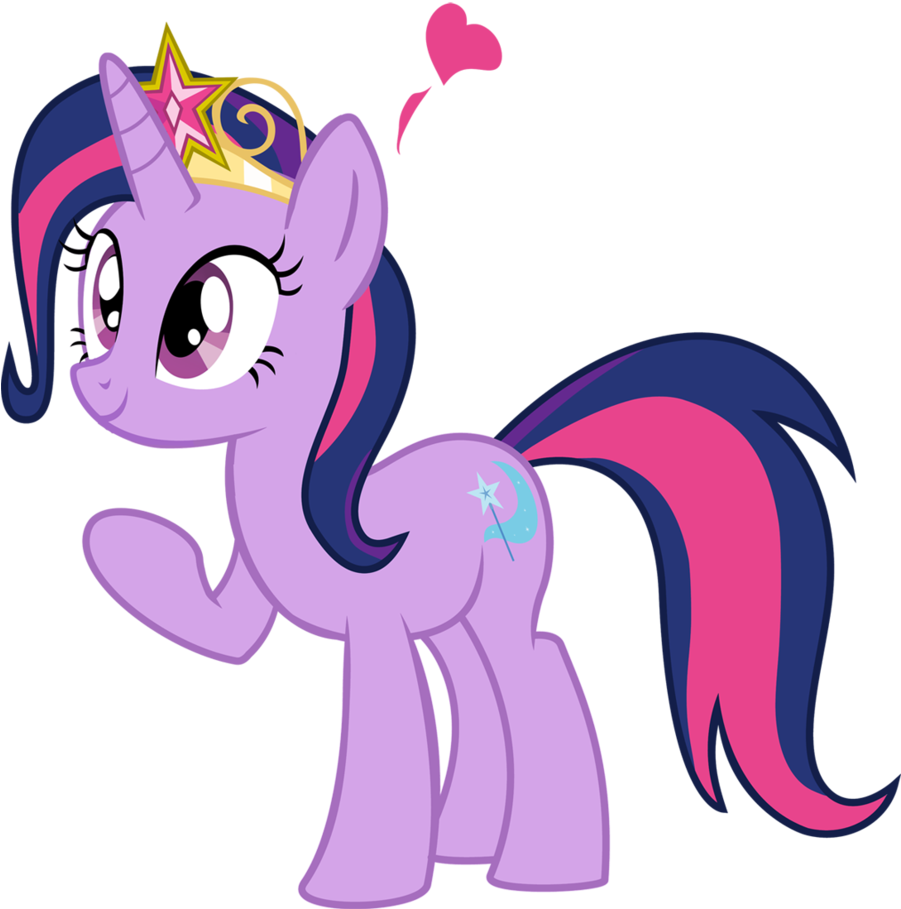 Purple Cartoon Cat - My Little Pony Trixie (900x993)