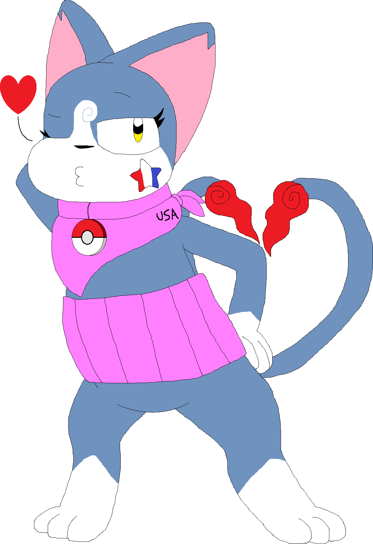 Bluecatriolu 57 72 Rioetteyan By Bluecatriolu - Anime (1196x1743)