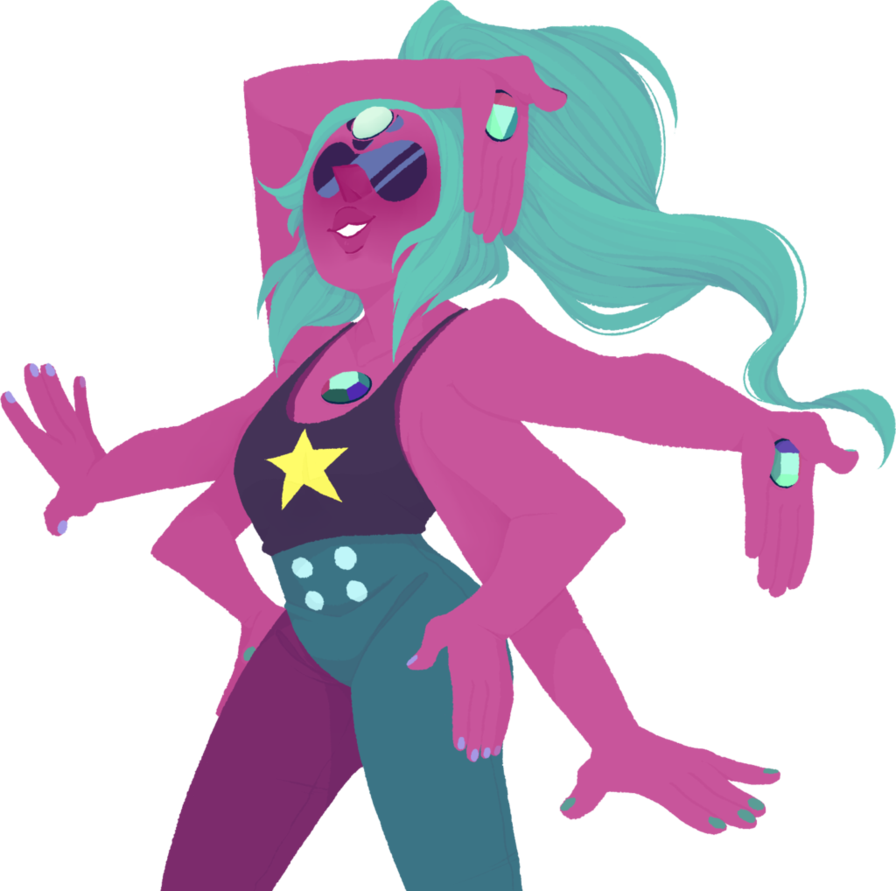 Pink Clothing Green Fictional Character Purple Vertebrate - Steven Universe Alexandrite Deviantart (896x891)