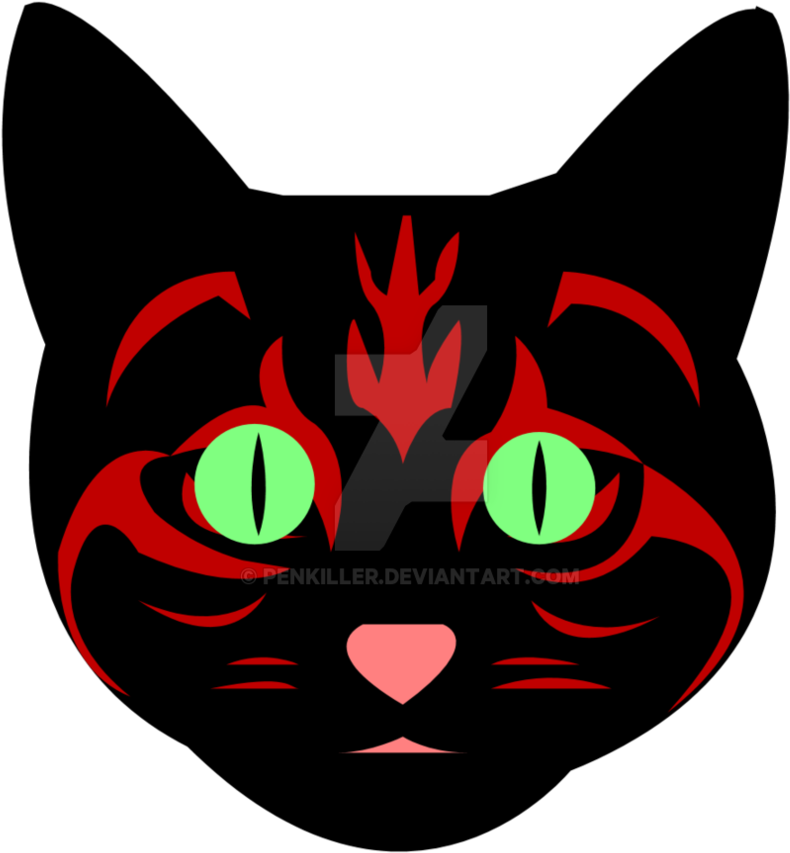 Tabby Cat Vector By Penkiller - Cat (890x898)