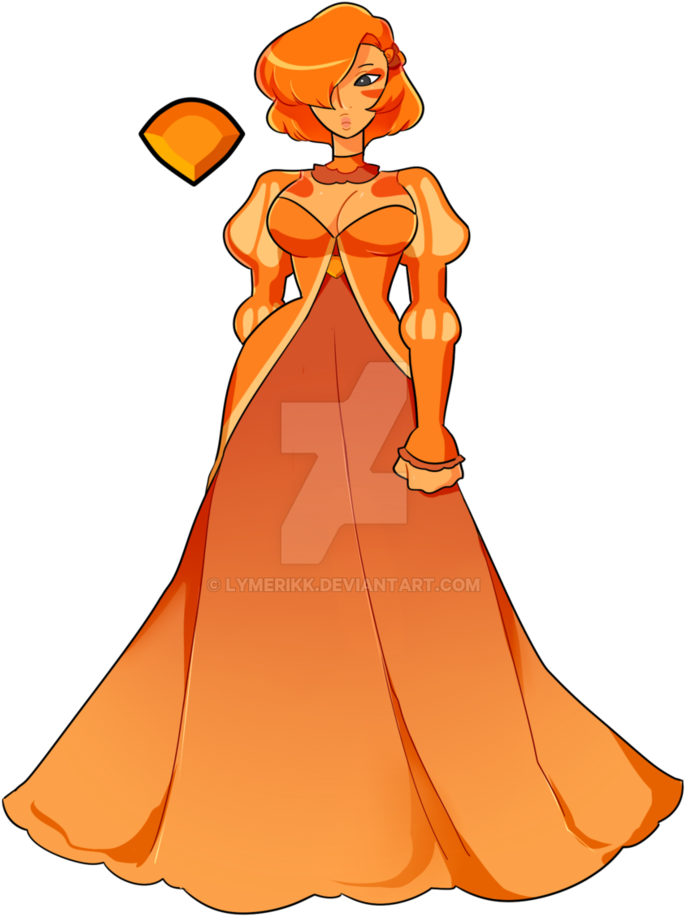 Pumpkin Diamond By Lymerikk - Pumpkin Diamond Gemsona (832x960)
