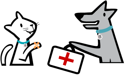 It's April And It's Pet First Aid Month We're Celebrating - Cartoon (500x255)