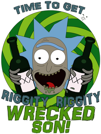 Time To Get Riggity Wrecked - Cartoon (362x500)