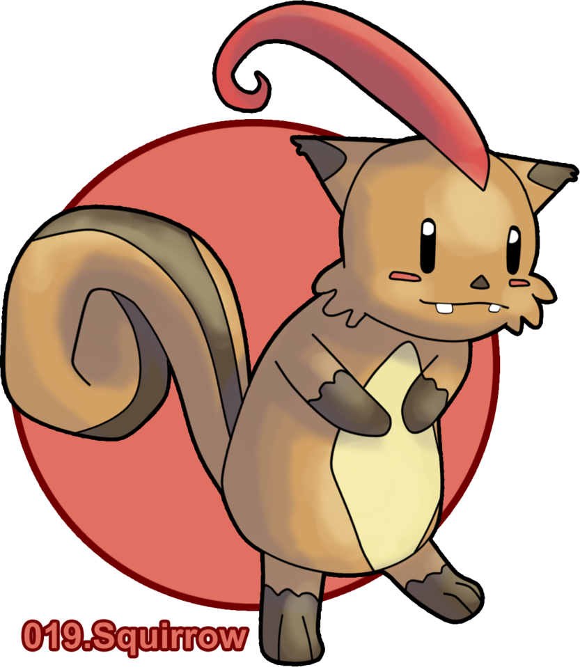 Fakemon - 019 - - Squirrel Fakemon (833x958)