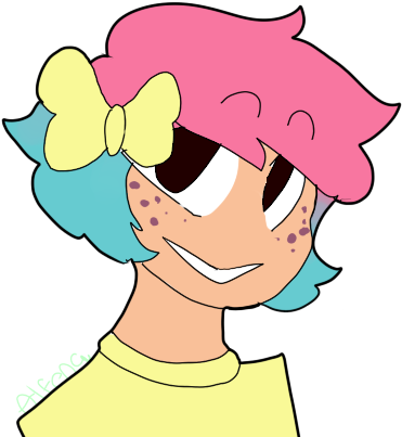 “hihi I Think Ur Really Pretty And I Wanted To Give - Cartoon (500x500)