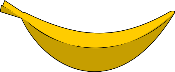 Banana Clip Art - Platanos Caricatura Png Png (584x242)
