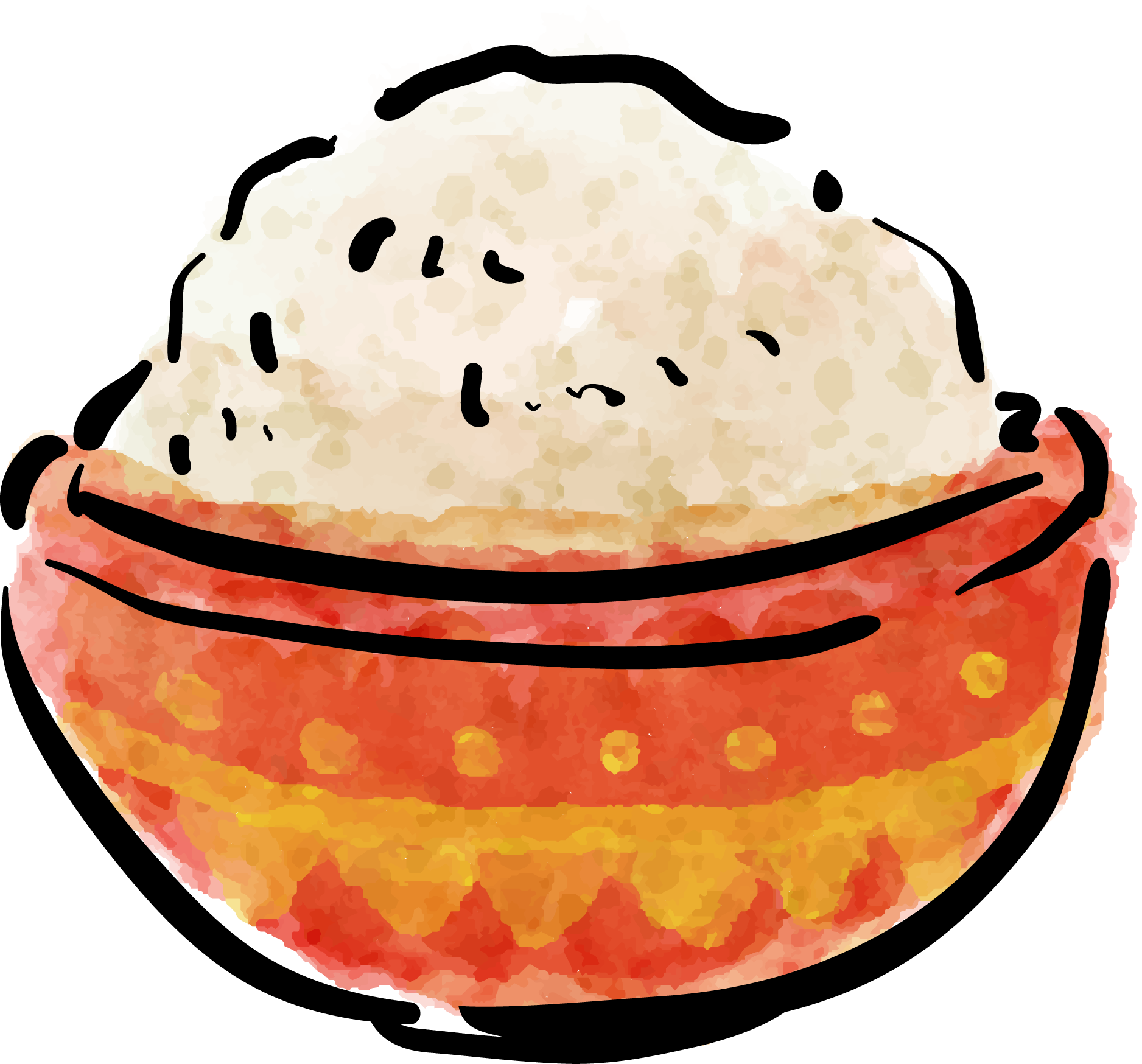 Nasi Campur Cooked Rice - Cooked Rice (1876x1748)