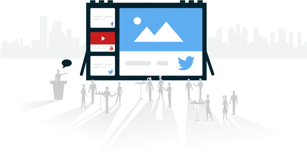 Usecase Twitter Wall Audience Walls - Social Wall Home Page (1280x600)