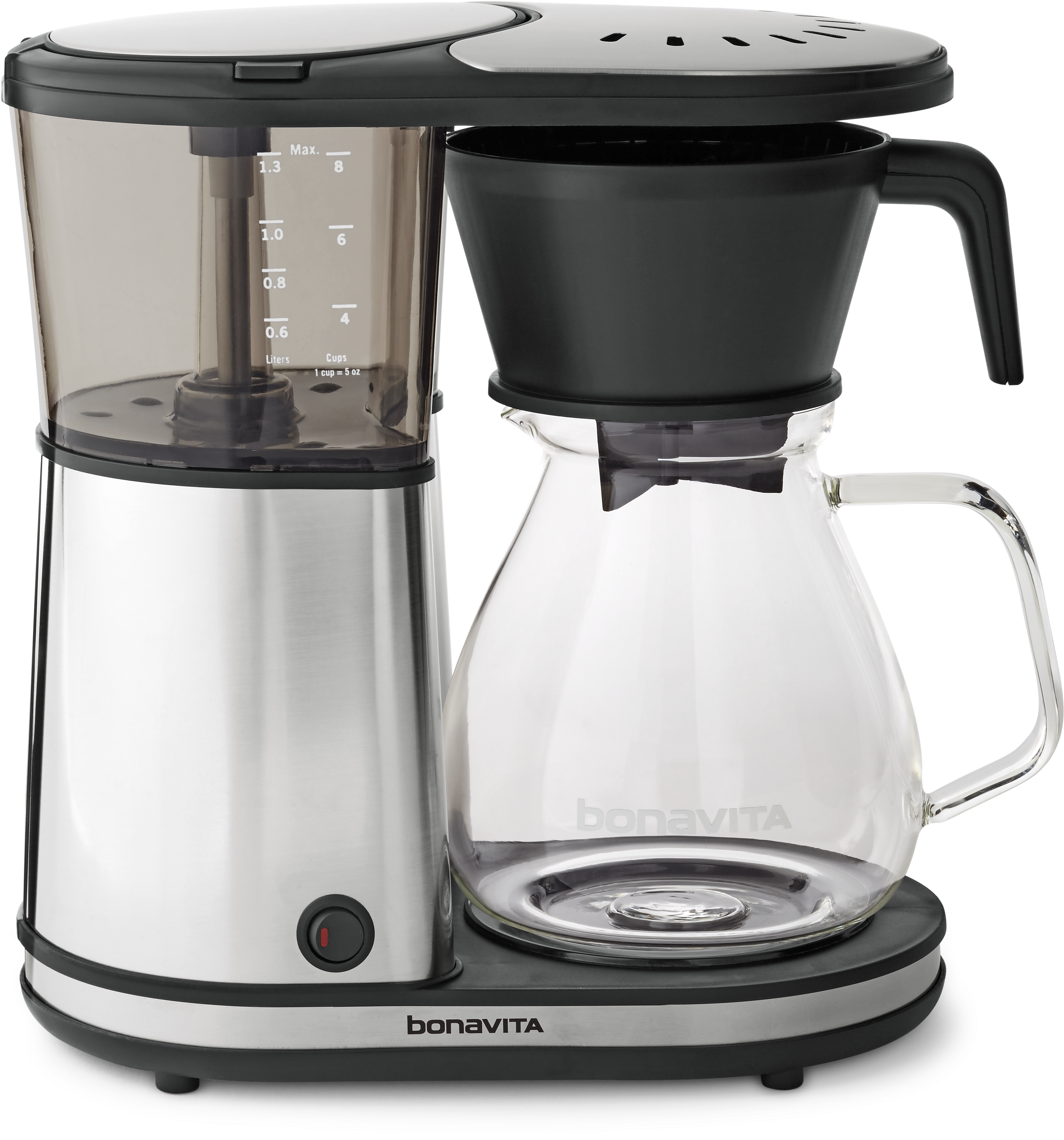 Bunn 42600 0002 Hg Phase Brew 8 Cup Coffee Maker - Bonavita Bv1901gw 8-cup Coffee Maker With Glass Carafe (3791x4623)