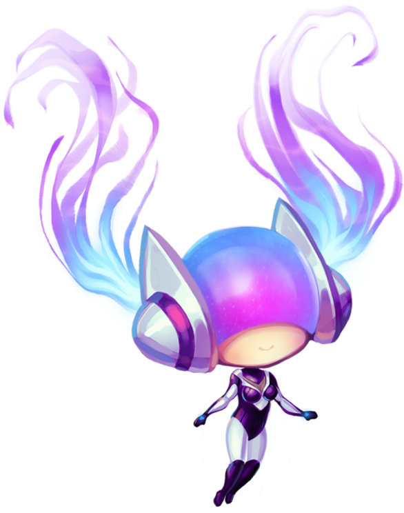 Lol Dj Sona Ethereal Animated Chibi By Cubehero-d8l3ge9 - Dj Sona Chibi Png (894x894)