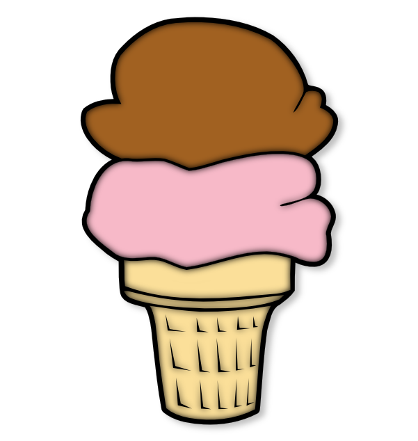 The - Ice Cream Cone Clip Art (600x879)