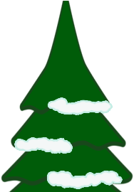 Pin Conifers Clip Art - Christmas Tree (512x269)
