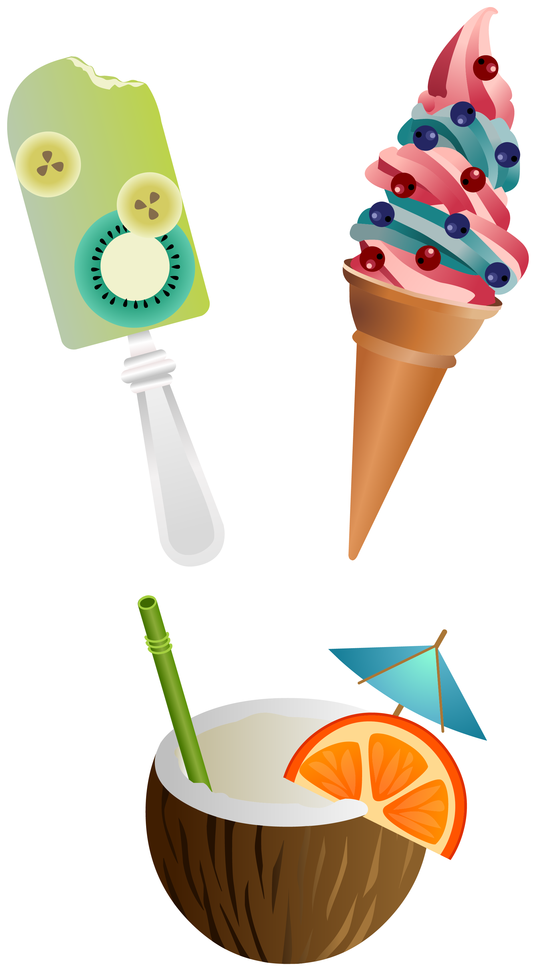 Ice Cream Juice Coconut Water Coconut Milk - Ice Cream Juice Coconut Water Coconut Milk (1874x3396)